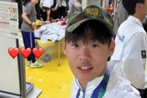 韩国大将赛后：称只关心免兵役+戴退伍帽炫耀+大喊“不去军队啦”
